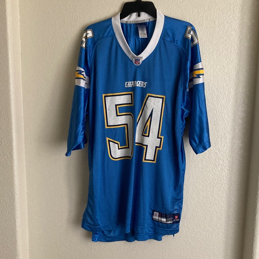 Blue Chargers Jersey Size 2XL
